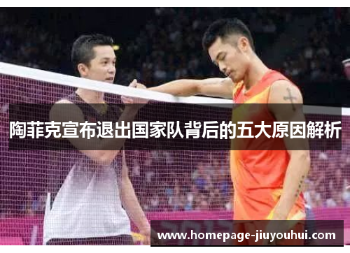 陶菲克宣布退出国家队背后的五大原因解析 陶菲克宣布退出国家队背后的五大原因解析