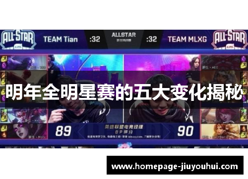 明年全明星赛的五大变化揭秘